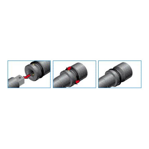 Tournevis électrique Gedore embout 1 pouce Impact-Fix, long