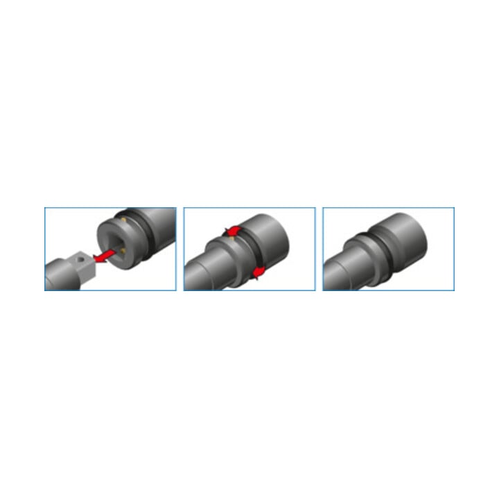 Clé électrique Gedore, embout 1" Impact-Fix, long 32 mm
