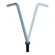 Clé hexagonale Gedore Clé en L longue, douille hexagonale 7 mm, chromée-2