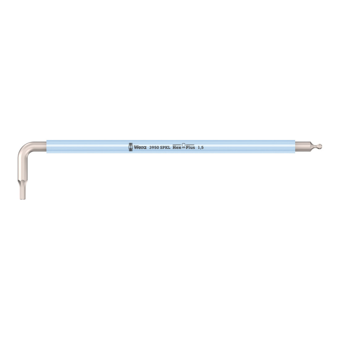 Clé mâle coudée Wera 3950 SPKL Multicolour, métrique, acier inoxydable, 1,5 x 90 mm