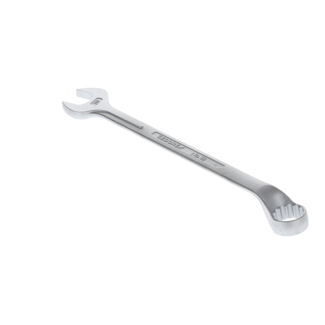 Clé mixte 1 B ouv. 30 mm L. 390 mm forme B acier CV GEDORE