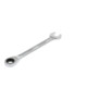 Clé mixte 7 R 17 ouv. 17 mm av.cliquet pol. L. 225 mm acier CV GEDORE