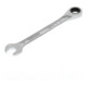 Clé mixte 7 R 17 ouv. 17 mm av.cliquet pol. L. 225 mm acier CV GEDORE