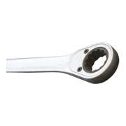Clé mixte 7 R 17 ouv. 17 mm av.cliquet pol. L. 225 mm acier CV GEDORE-5