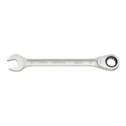 Clé mixte 7 R 21 ouv. 21 mm avec cliquet pol. L. 274 mm acier CV GEDORE