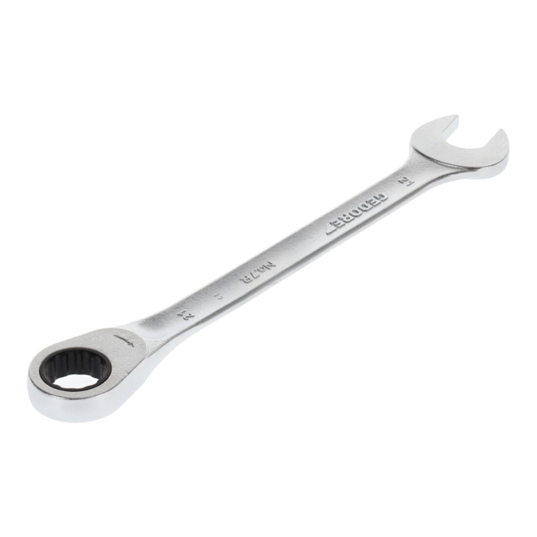 Clé mixte 7 R 21 ouv. 21 mm avec cliquet pol. L. 274 mm acier CV GEDORE