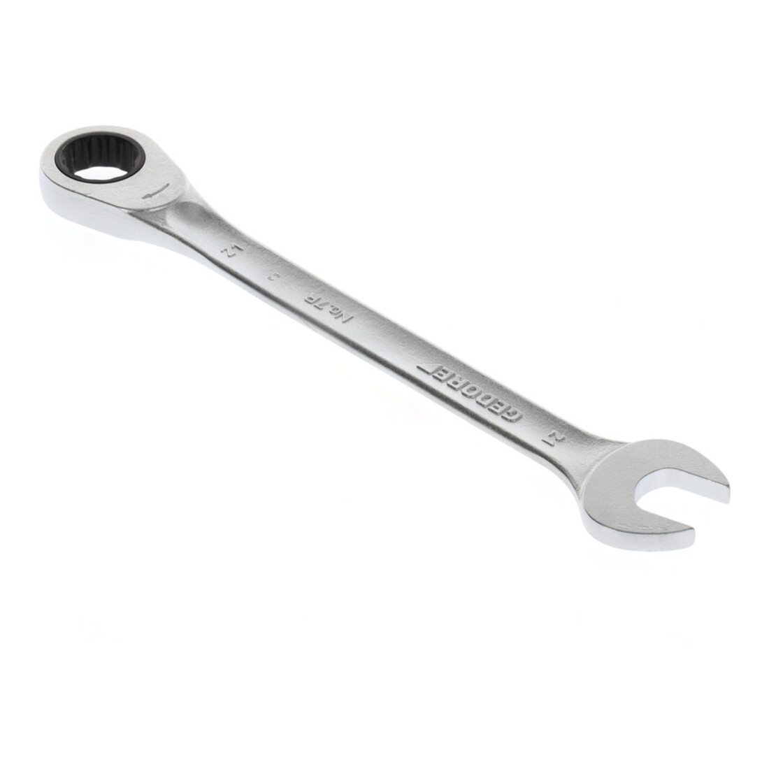 Clé mixte 7 R 21 ouv. 21 mm avec cliquet pol. L. 274 mm acier CV GEDORE