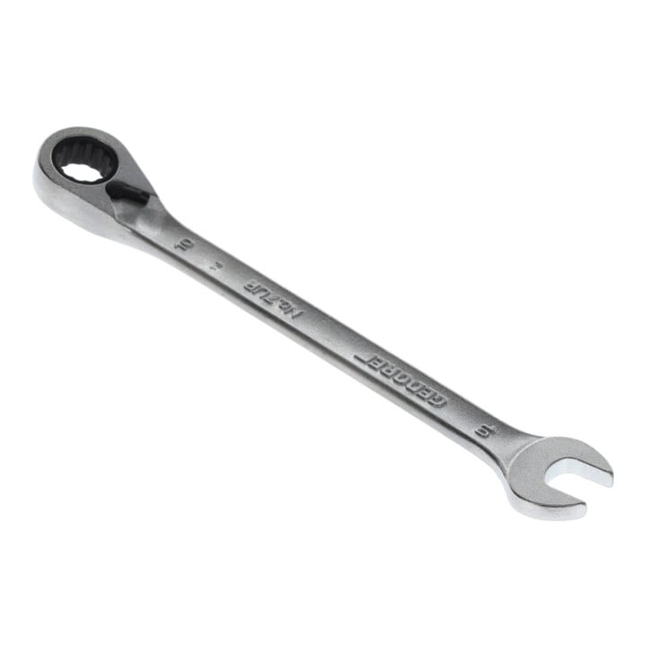 Clé mixte à cliquet 7 UR 10 commutable 10mm L.160mm angle de travail 7degr. GEDO