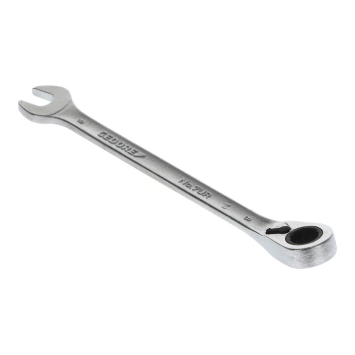 Clé mixte à cliquet 7 UR 8 commutable 8mm L.140mm angle de travail 7degr. GEDORE