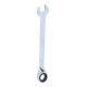 KS Tools Clé à cliquet annulaire avec bague d'arrêt, réversible (métrique)-1
