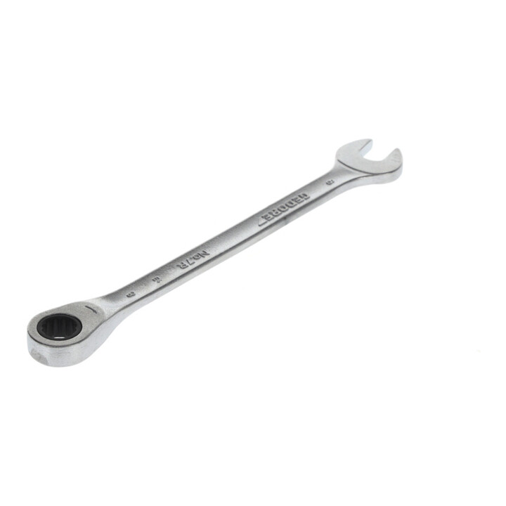 Clé mixte GEDORE  7 R 8 ouv. 8 mm avec cliquet pol. L. 140 mm acier CV