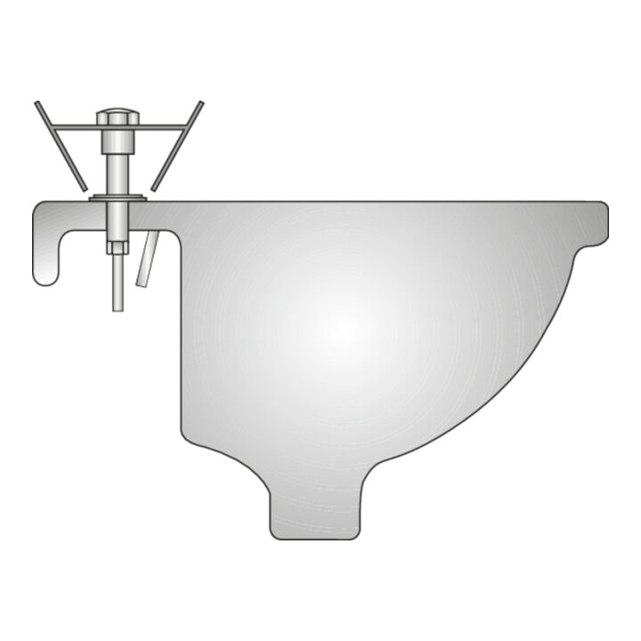Clé p. robinets de lavabo L. 260 mm ouv. de clé jusqu'à 36 mm GEDORE