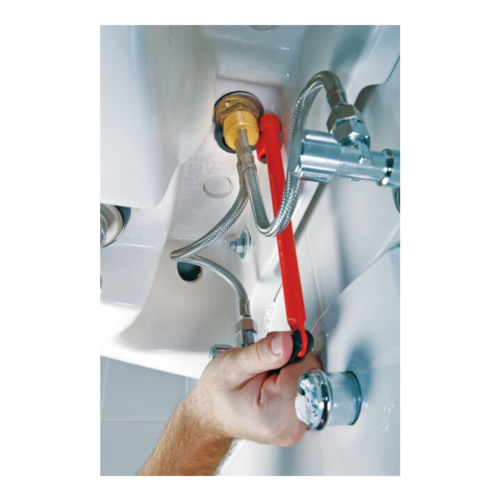 Clé p. robinets de lavabo Type E L. 235 mm ouv. de clé 10 - 32 mm ROTHENBERGER