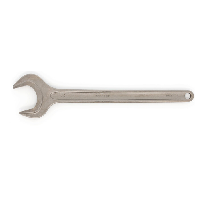 Clé plate simple 894 ouv. de clé 90 mm L. 690 mm gris acier