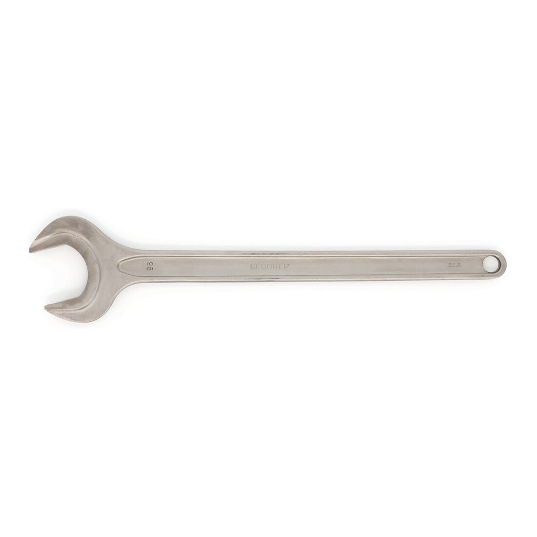 Clé plate simple 894 ouv. de clé 95 mm L. 847 mm gris acier