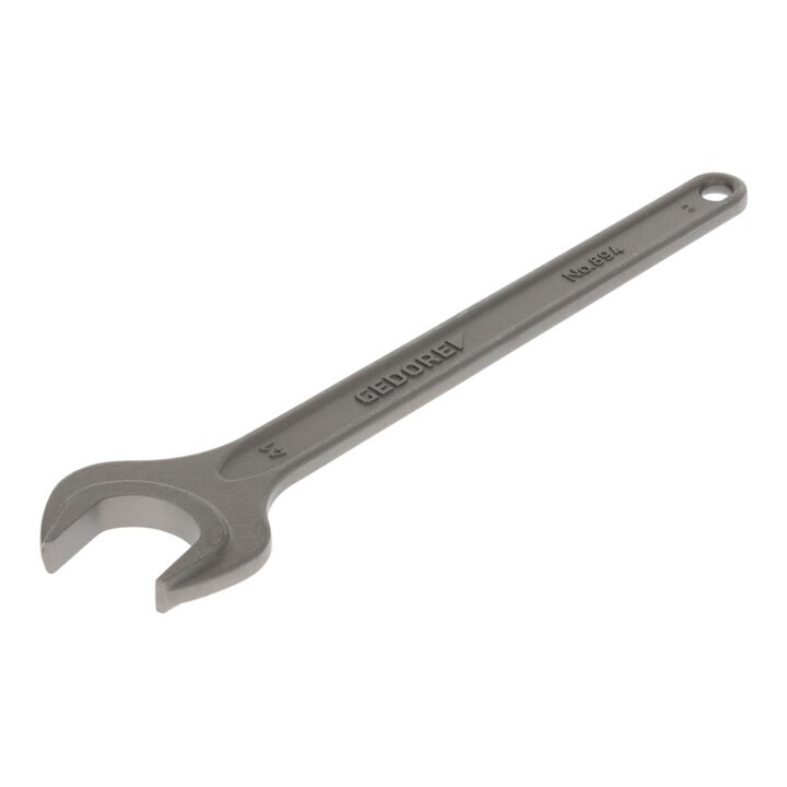 Clé plate simple Gedore 894 ouv. de clé 41 mm L. 344 mm gris acier