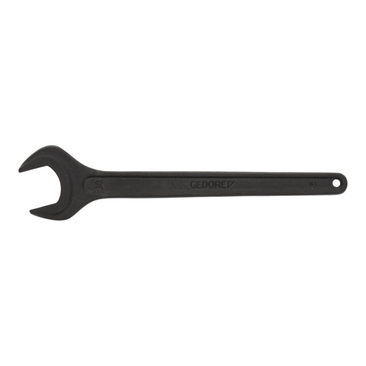 Clé plate simple Gedore ouv. de clé 30 mm L. 263 mm phosphaté