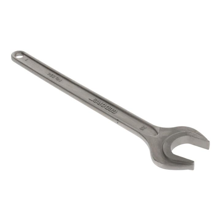 Clé plate simple Gedore ouv. de clé 55 mm L. 459 mm gris acier