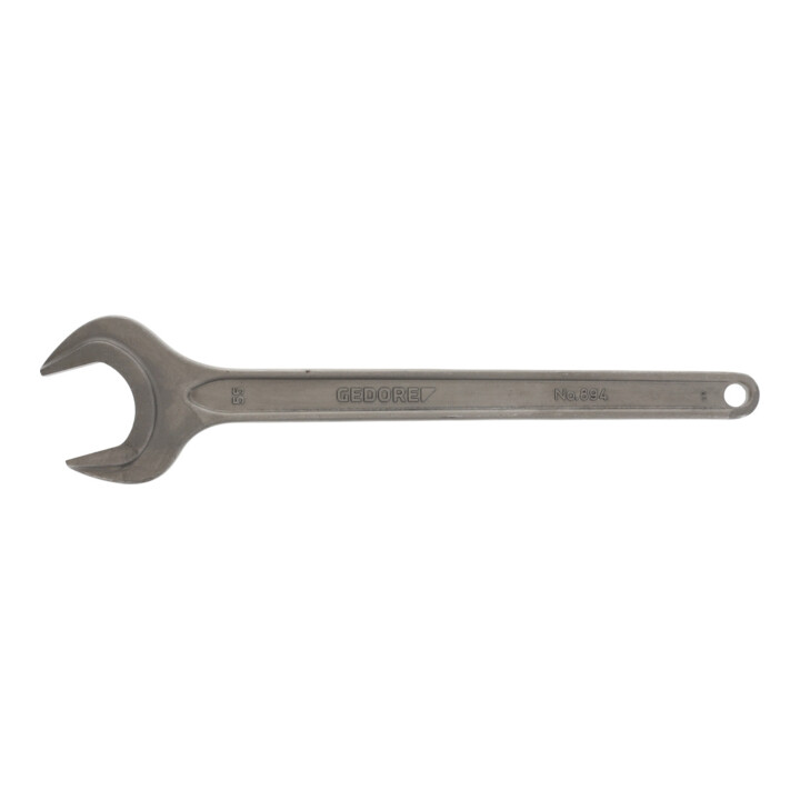 Clé plate simple Gedore ouv. de clé 55 mm L. 459 mm gris acier