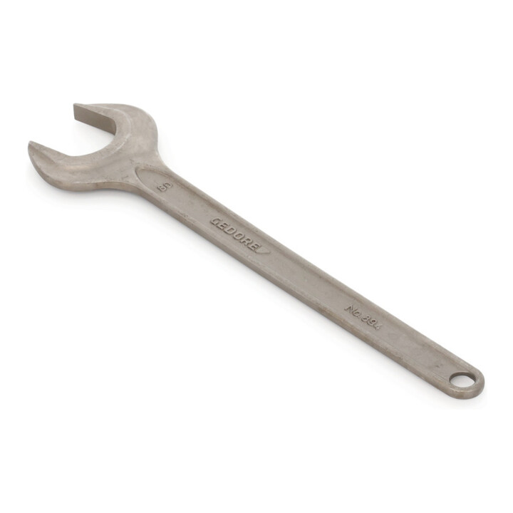Clé plate simple Gedore ouv. de clé 80 mm L. 645 mm gris acier