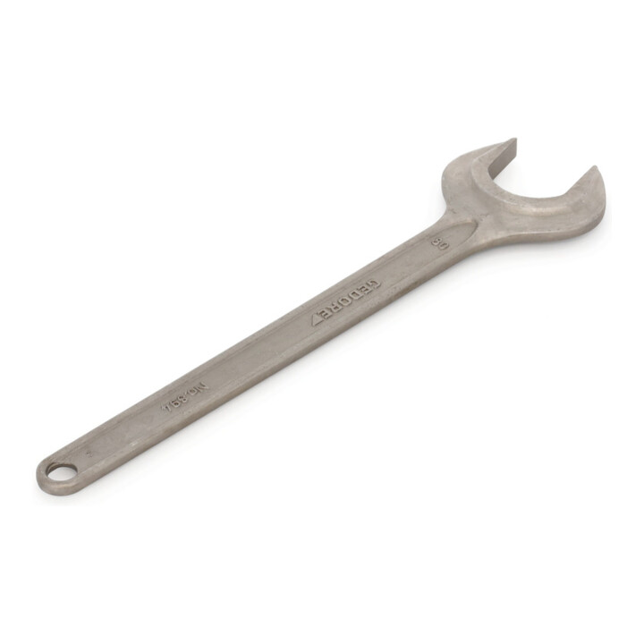 Clé plate simple Gedore ouv. de clé 80 mm L. 645 mm gris acier