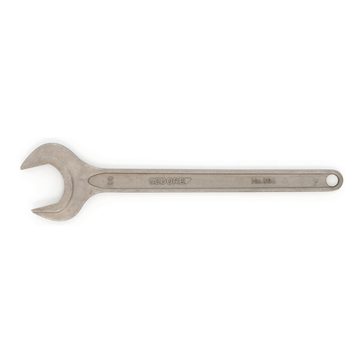 Clé plate simple Gedore ouv. de clé 80 mm L. 645 mm gris acier
