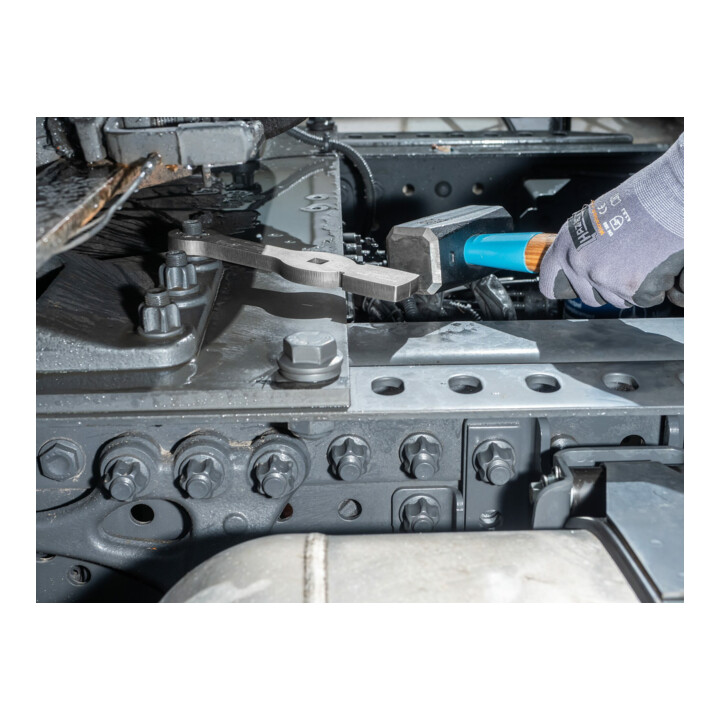 Clé polygonale à frapper à 12 pans avec 2 surfaces de frappe 2784SR-1 HAZET