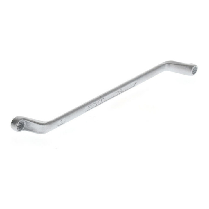 Clé polygonale double 2 6 x 7 mm 170 mm contrecoudée profondément GEDORE