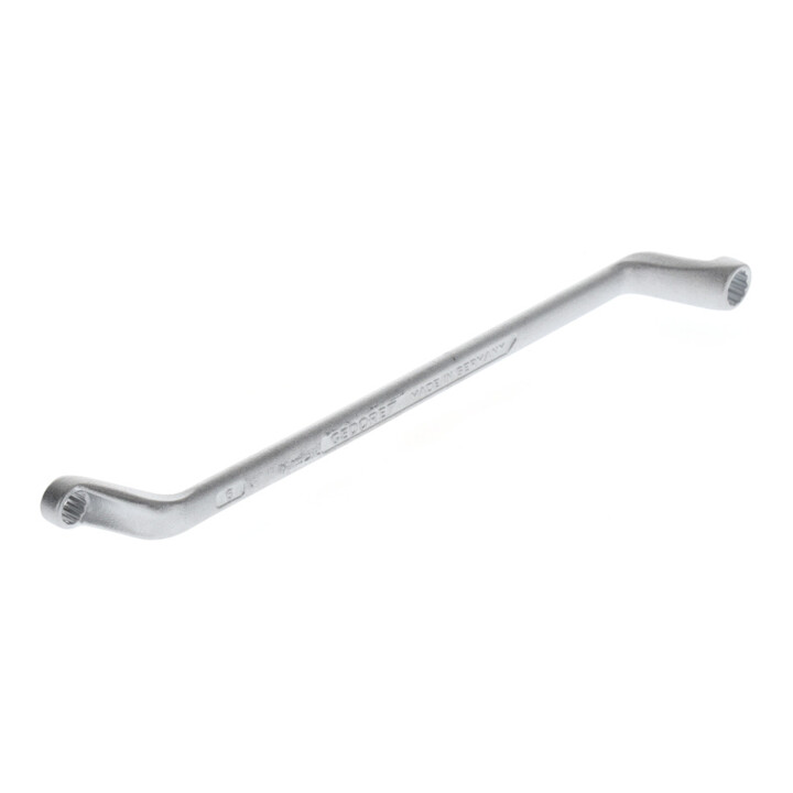 Clé polygonale double 2 6 x 7 mm 170 mm contrecoudée profondément GEDORE