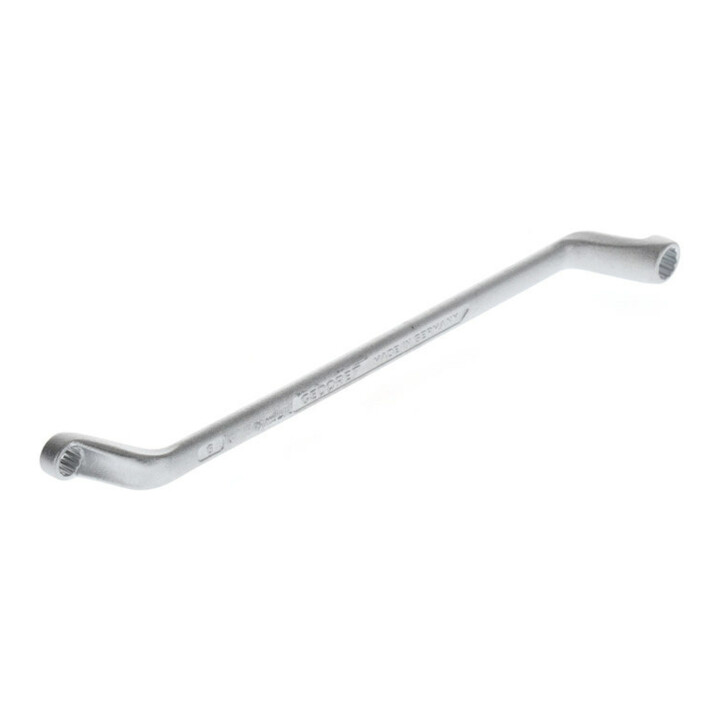 Clé polygonale double 2 6 x 7 mm 170 mm contrecoudée profondément GEDORE