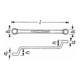 Clé polygonale double 630A-1/4X5/16 HAZET