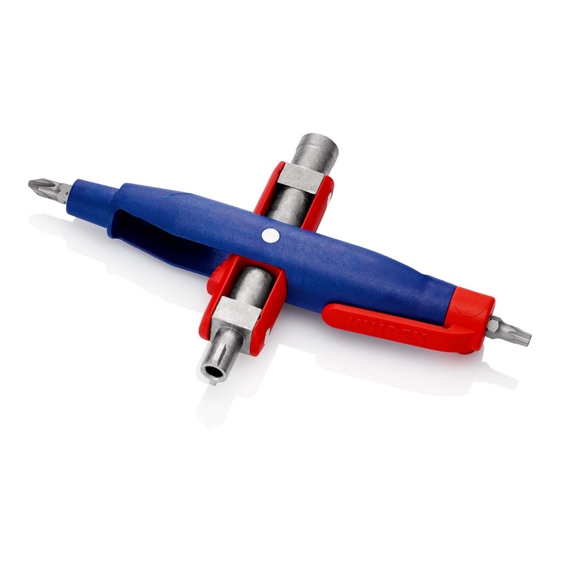 Clé pour armoires de commande, forme stylo, pour toutes les armoires et systèmes de fermeture standard Knipex