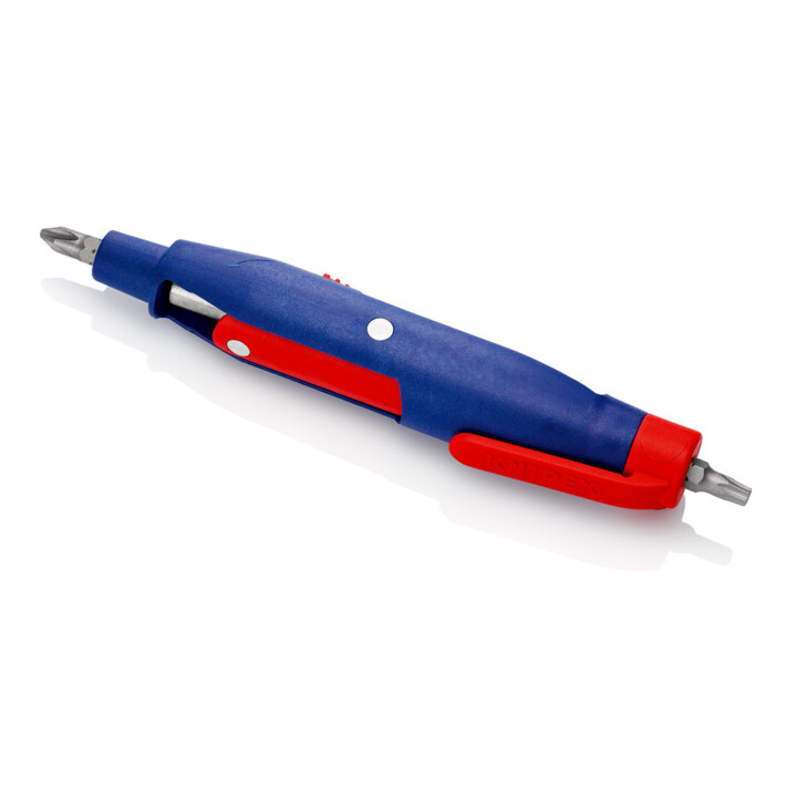 Clé pour armoires de commande, forme stylo, pour toutes les armoires et systèmes de fermeture standard Knipex