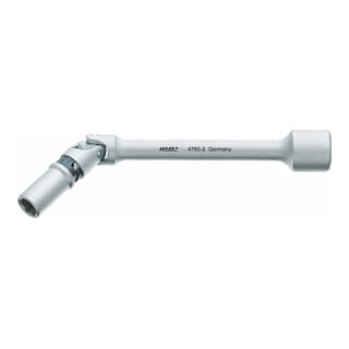 Clé pour bougies de préchauffage 4760-2 ∙ Carré creux 10 mm (3/8 pouce) ∙ Profil à 6 pans extérieurs ∙ 8 HAZET