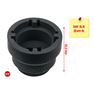 Clé pour écrou à encoches 3/4" pour DAF, 4 ergots Ø 50 mm KS Tools