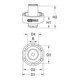 Clé pour écrou à encoches 3/4" pour Mercedes, 6 ergots Ø 64 mm KS Tools-5