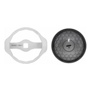 Clé pour filtres à huile Hazet 2169-13, carré creux 12,5 mm (1/2 pouce), profil à 14 pans extérieurs, 92 mm-5