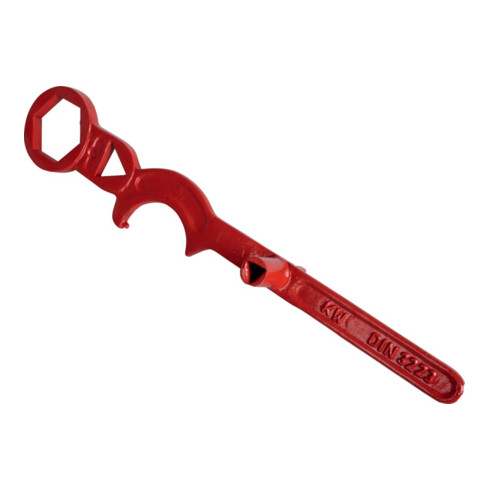 Clé pour poteaux d'incendie hors sol DIN 3223, type B