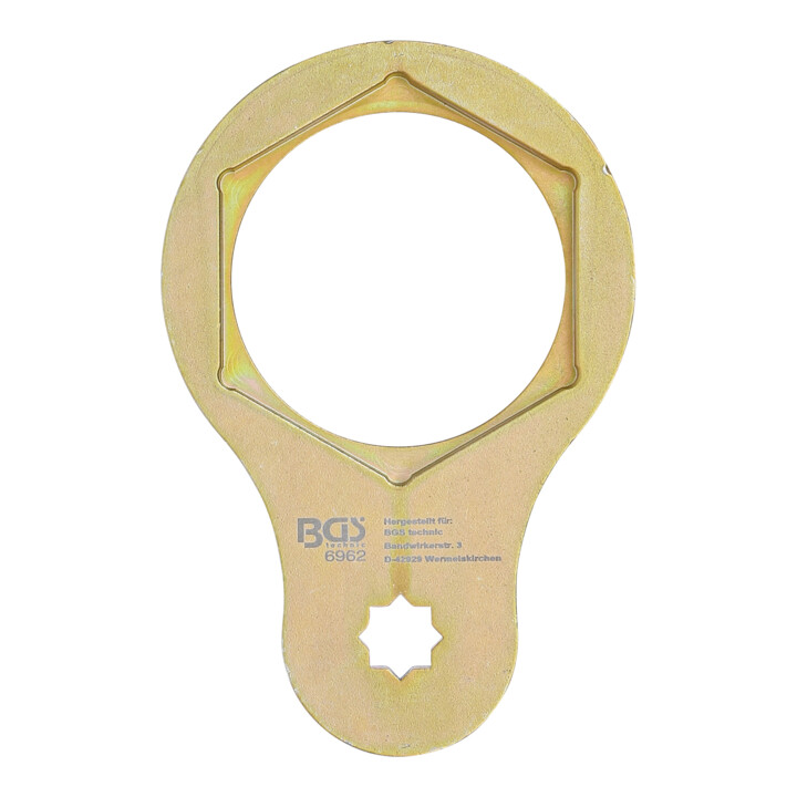 Clé pour tuyau de remplissage d’huile de boîte pour Volvo FM12 74 mm BGS