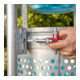 Clé universelle «Construction», pour toutes les armoires et systèmes de fermeture standard Knipex