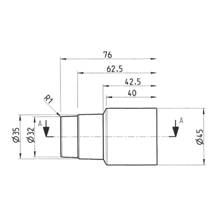 cleancraft Universaladapter Ø 35/32