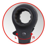 Clé d'échafaudage KS Tools, réversible-4