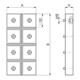 Clés à ergot articulée no. 776 C pour D. ext. 60 - 90 mm D. du tourillon 6 mm AM-2