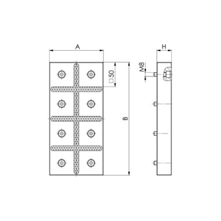 Clés à ergot articulée no. 776 C pour D. ext. 60 - 90 mm D. du tourillon 6 mm AM
