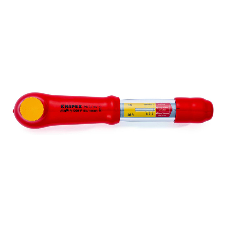 Clés dynamométriques, avec carré mâle, réversible Knipex