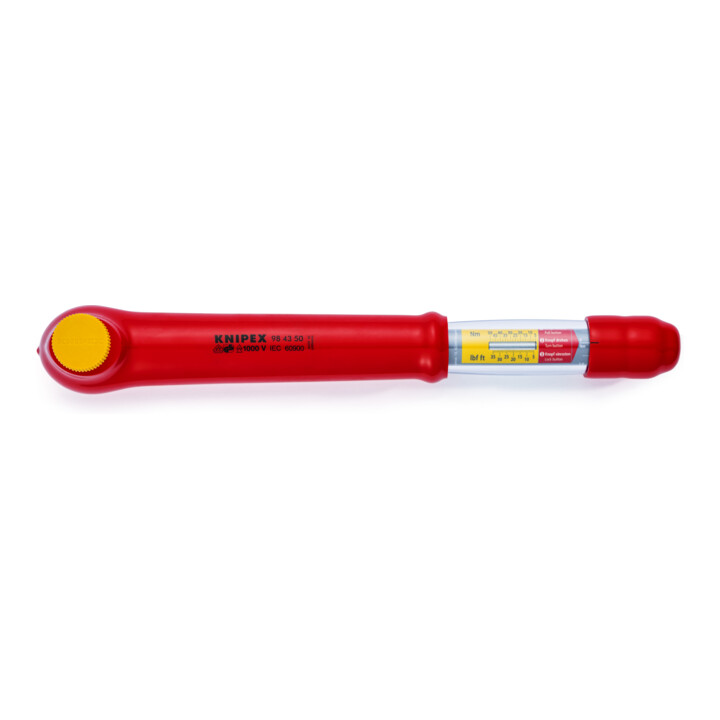 Clés dynamométriques, avec carré mâle, réversible Knipex