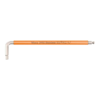 Clés mâles coudées Wera 3950 SPKL Multicolour Imperial, syst. impérial, acier inoxydable, 3/16" x 154 mm