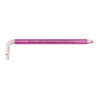 Clés mâles coudées Wera 3950 SPKL Multicolour Imperial, syst. impérial, acier inoxydable, 5/16" x 195 mm