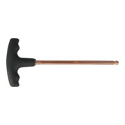 KS Tools BERYLLLIUMplus Clé hexagonale à six pans creux, poignée en T avec tête sphérique