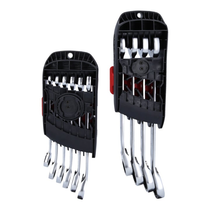 Clés mixtes à cliquet DUO GEARplus®, cliquet réversible, 10 pcs KS Tools